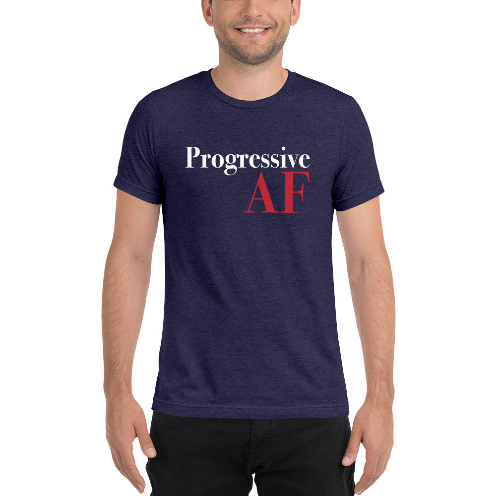 Progressive AF: T-Shirt on a man