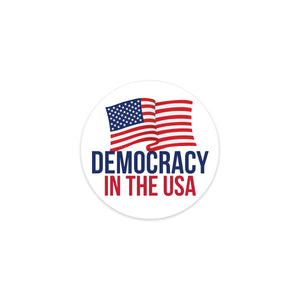 democracy in the usa decal sticker